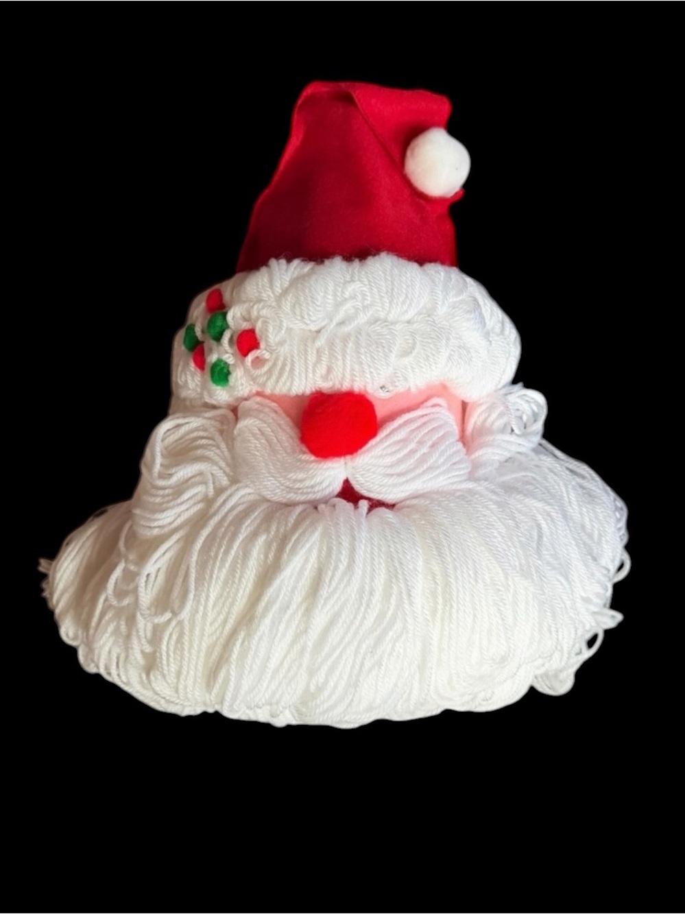 NWOT 1970s Bleach Bottle Santa Face‎ Wall Hanging